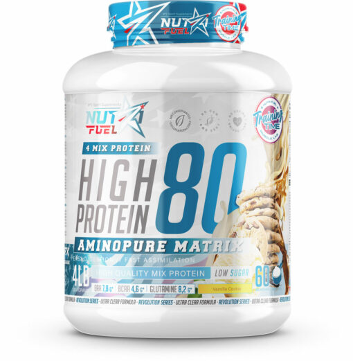 NutriFuel Hight 80% Protein 1.814Kg Vanille Cookies